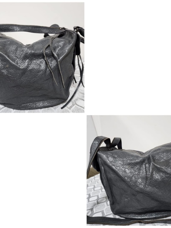 Authentic BALENCIAGA Agneau Classic Hardware Zip Traveler Backpack Grey main image 8